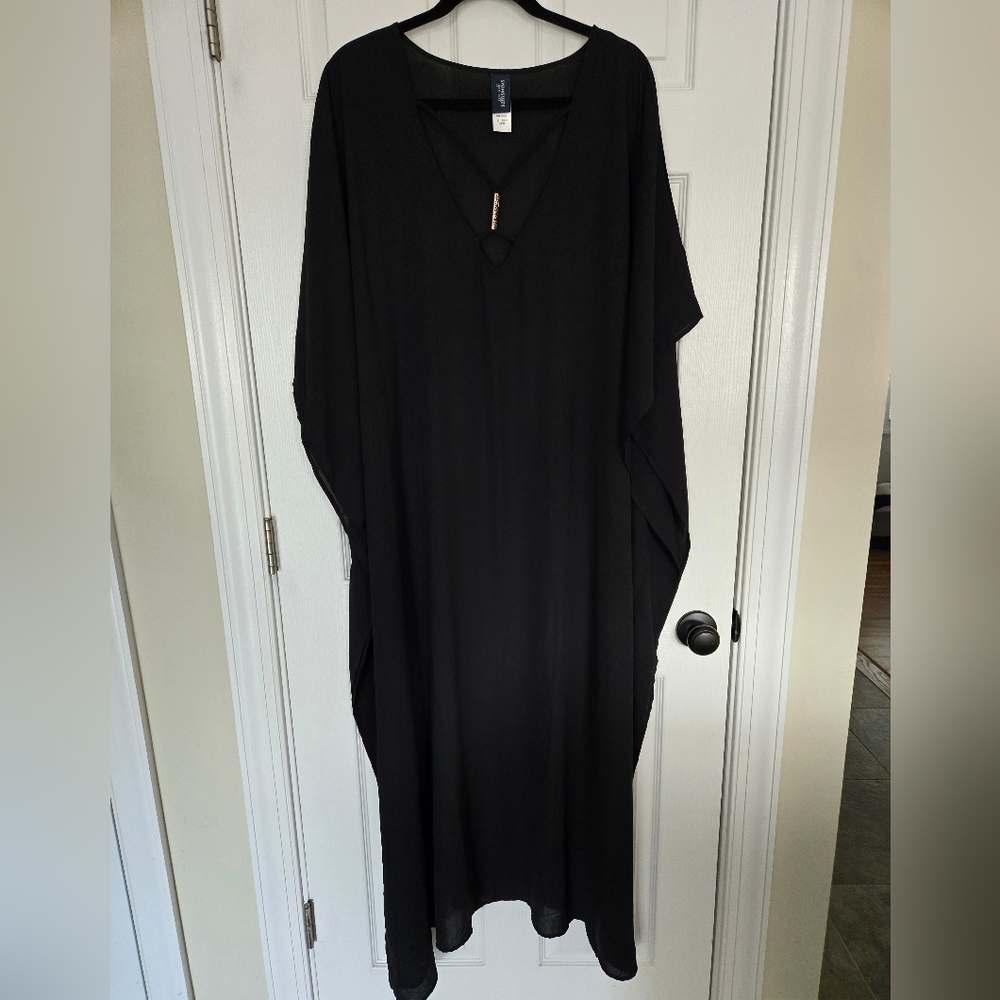 Swim Suits For All, Plus Size 34/36 Sheer Cover-up